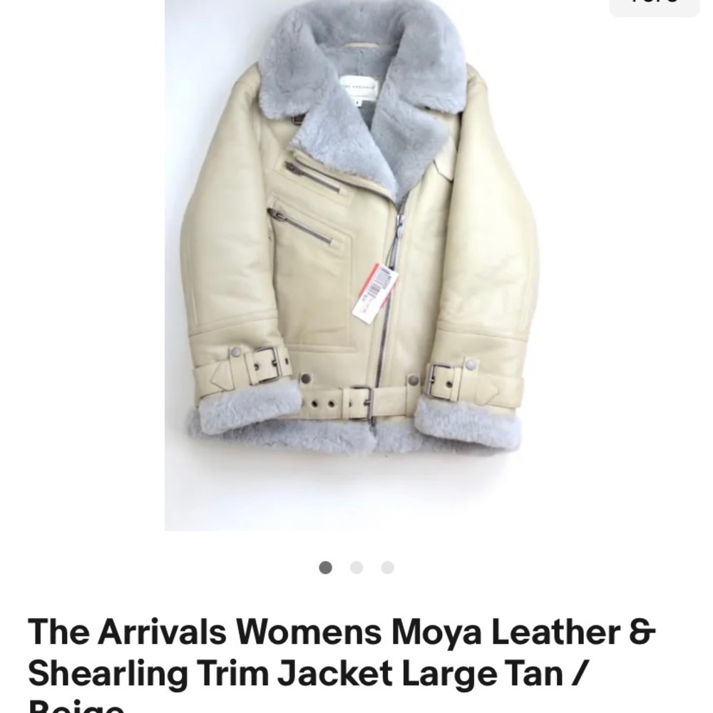 The Arrivals Moya Shearling Jacket L